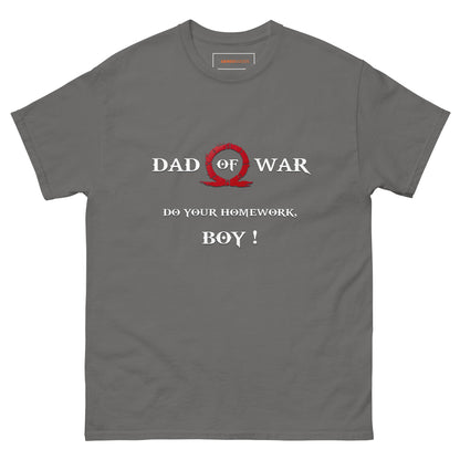 Dad of War T-Shirt – Gamer Father Parody for Kratos Fans