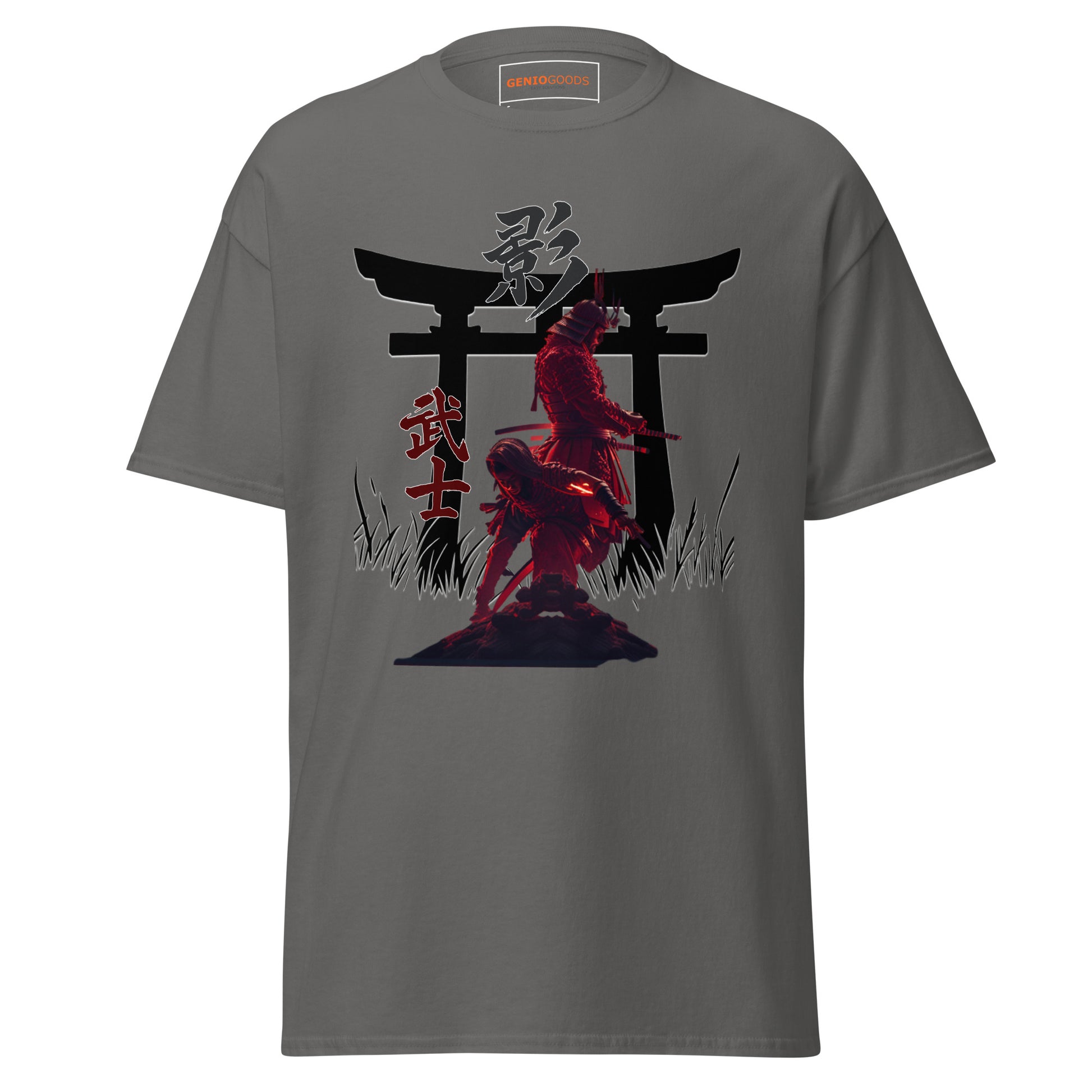 Ninja Samurai T-Shirt – Torii Alliance Tribute, Creed Shadows Fan Art – fan-made gamer merch by GenioGoods