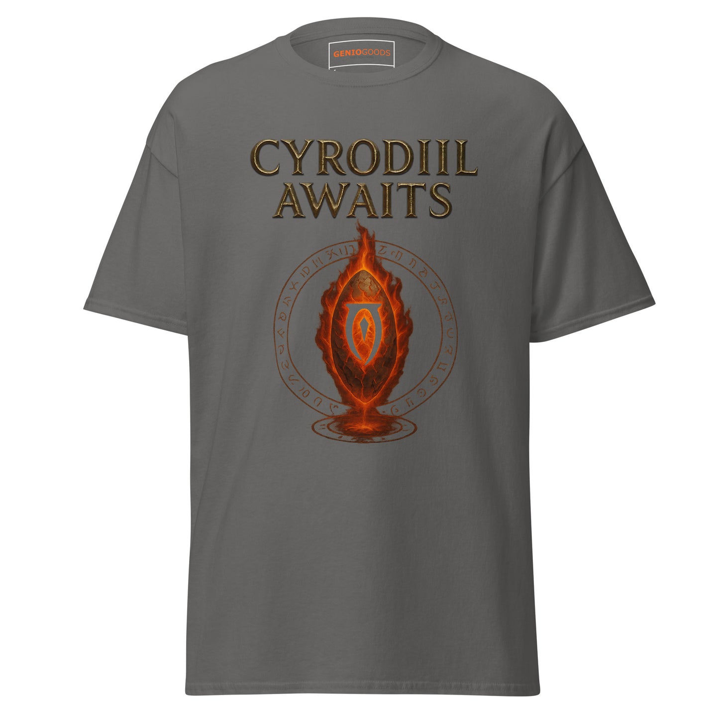 Oblivion Cyrodiil Awaits Shirt – Fiery Gate Design