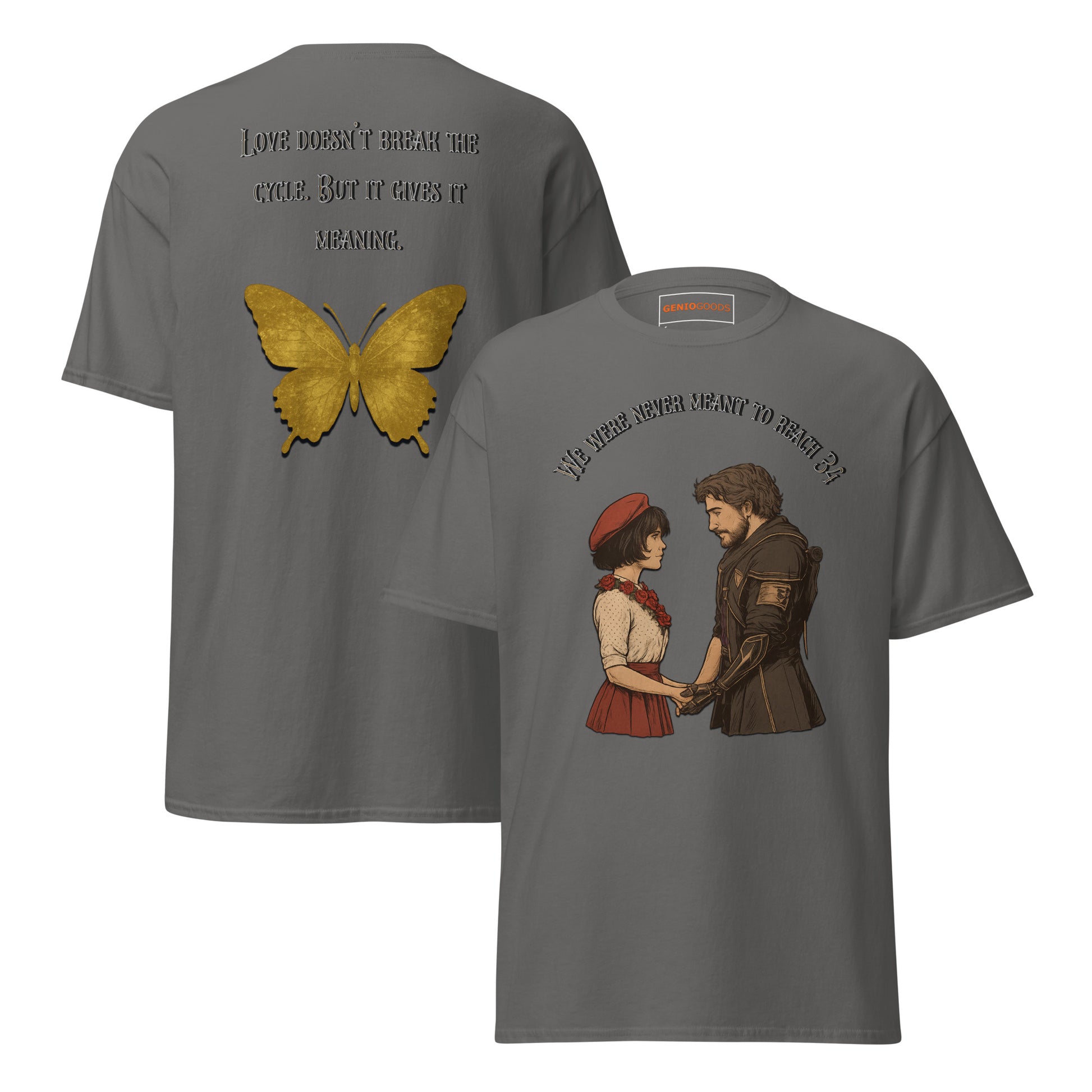 Clair Obscure Expedition 33 Shirt – Love Gives Meaning – fan-made gamer merch by GenioGoods