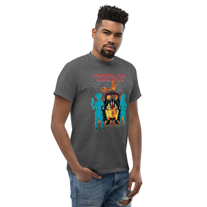 Control the Narrative T-Shirt – Dystopian Gamer Art
