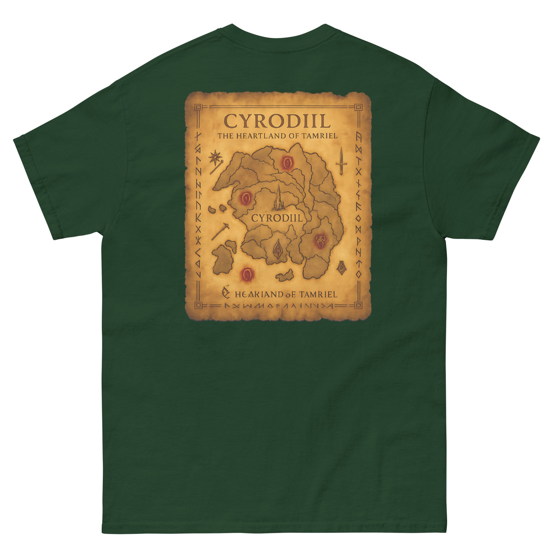 Oblivion Cyrodiil Map T-Shirt – Heartland of Tamriel