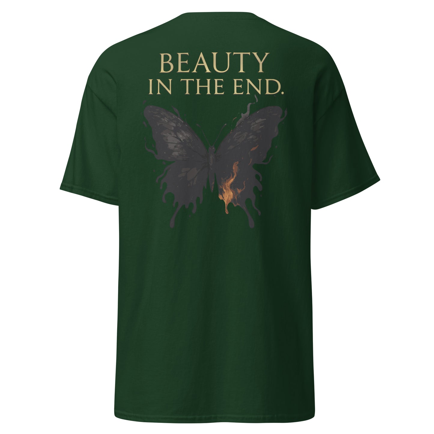 Dark Fantasy T-Shirt – Beauty in the End Inspired by Clair Obscur 33 – fan-made gamer merch by GenioGoods