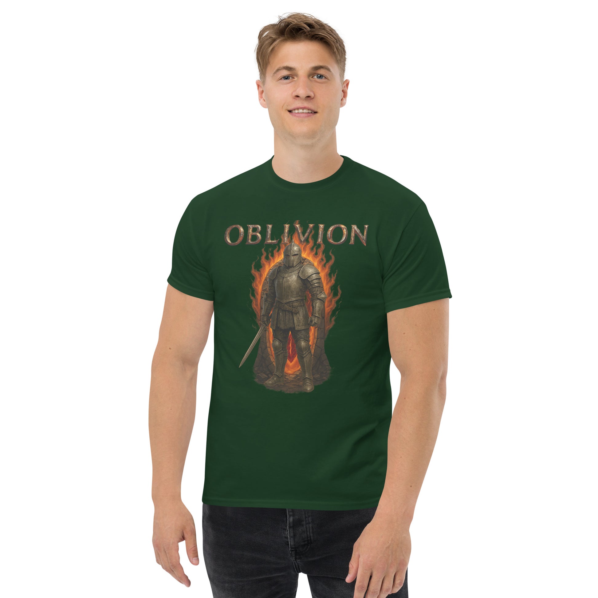 Oblivion Remastered T-Shirt – Classic Knight Fan Tribute