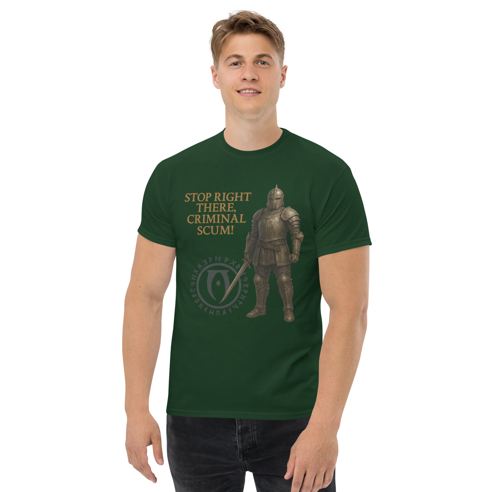 Oblivion Guard T-Shirt – Stop Right There Criminal Scum
