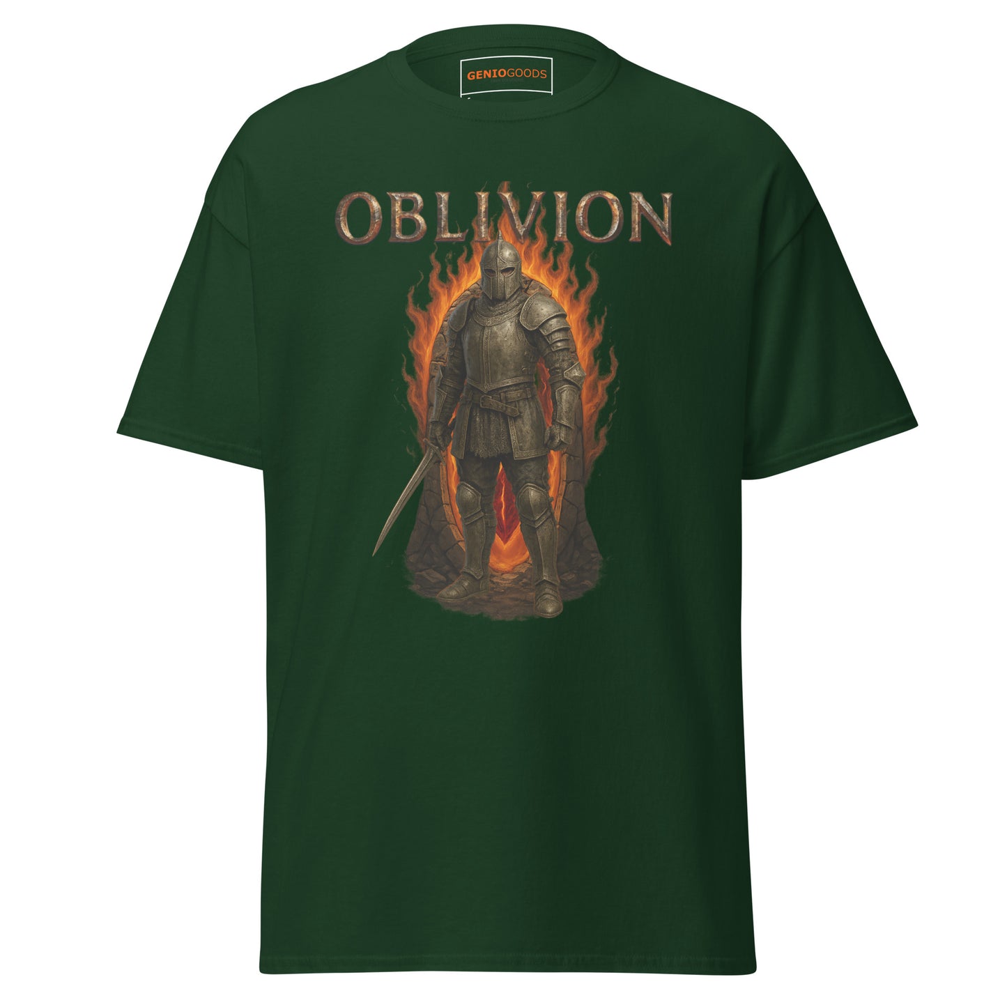 Oblivion Remastered Shirt – Classic Knight Design