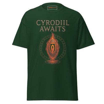 Oblivion Cyrodiil Awaits Shirt – Fiery Gate Design