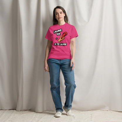 Calme toi ou je te calme Shirt – Funny French Women’s Tee