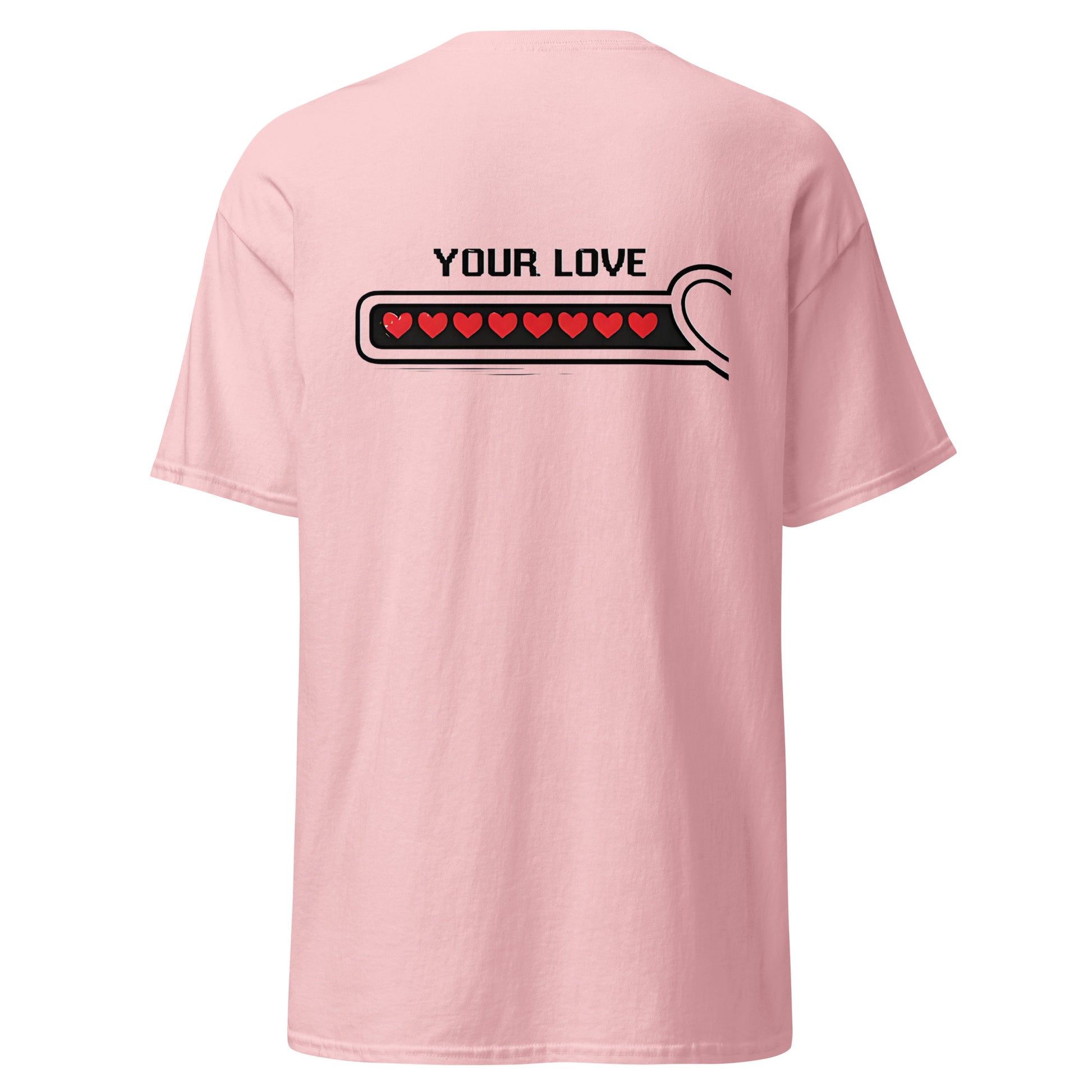 Love bar couple t-shirt – Your Love matching gaming apparel