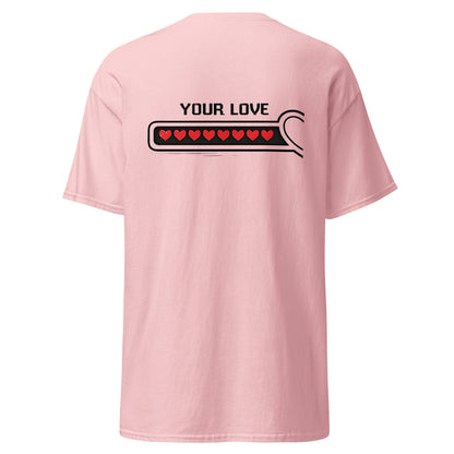 Love bar couple t-shirt – Your Love matching gaming apparel