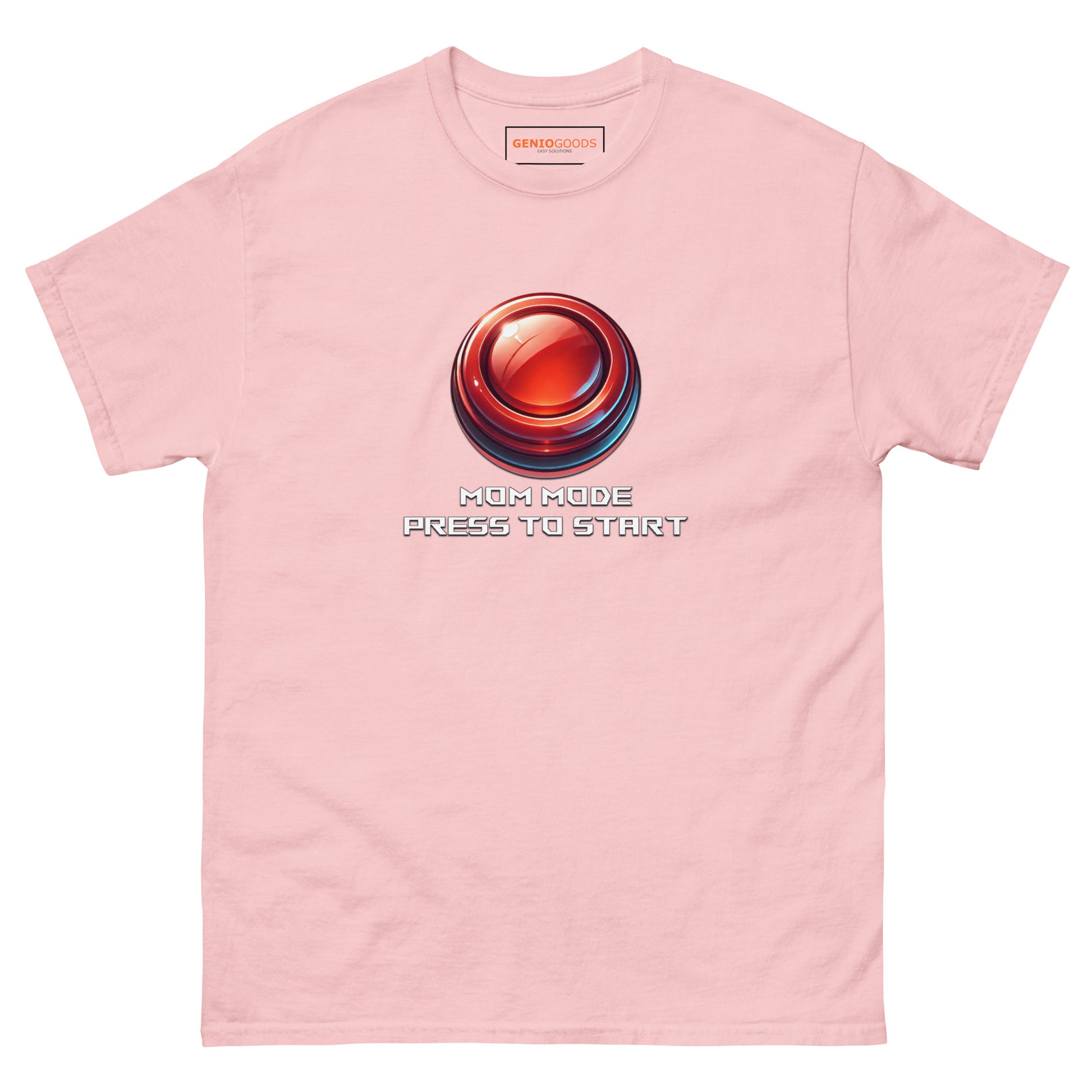 Mom Mode T-Shirt – Funny Gamer Start Button Shirt for Moms