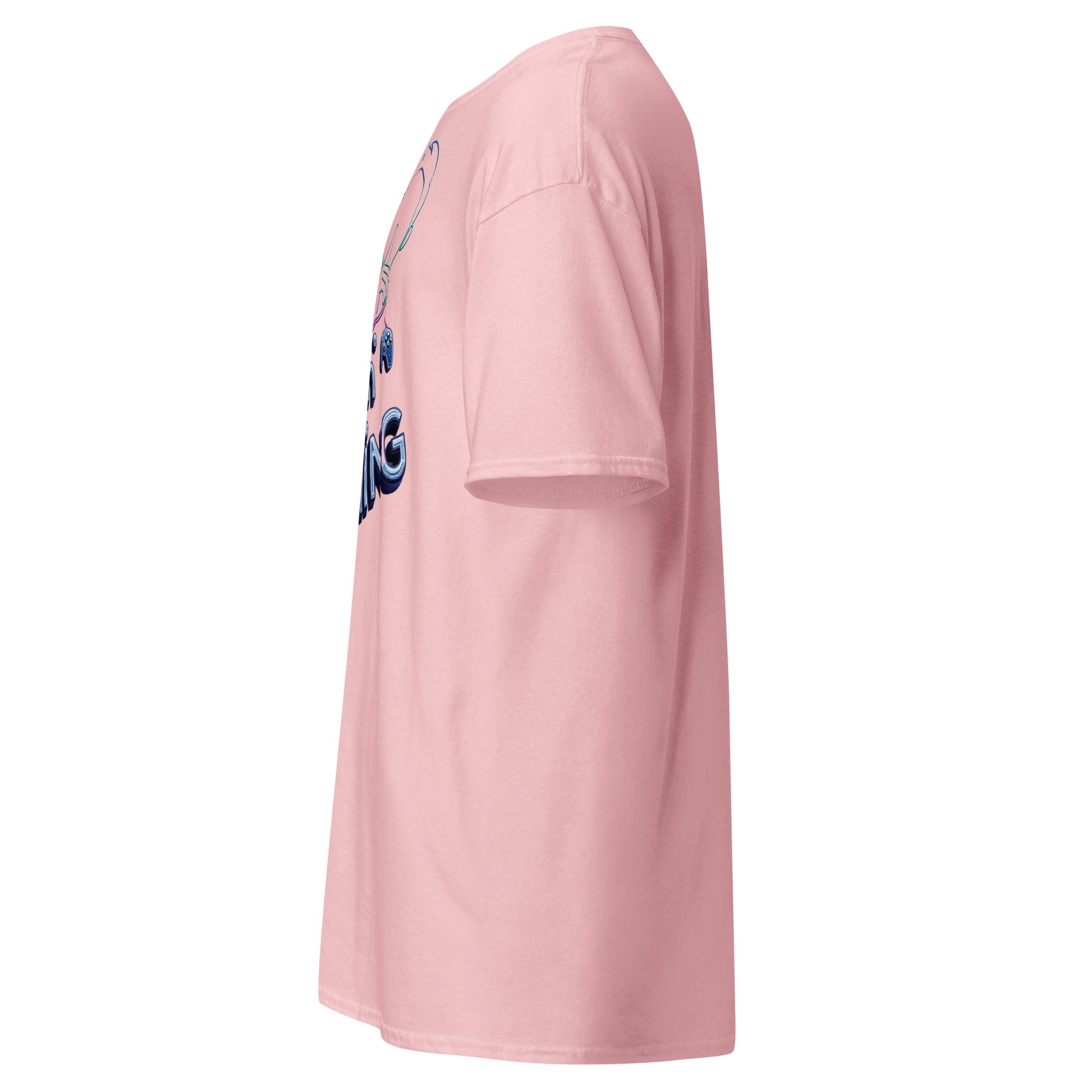 Shh I'm Gaming T-Shirt – Neon Funny Gamer Quote Design – original gamer merch by GenioGoods