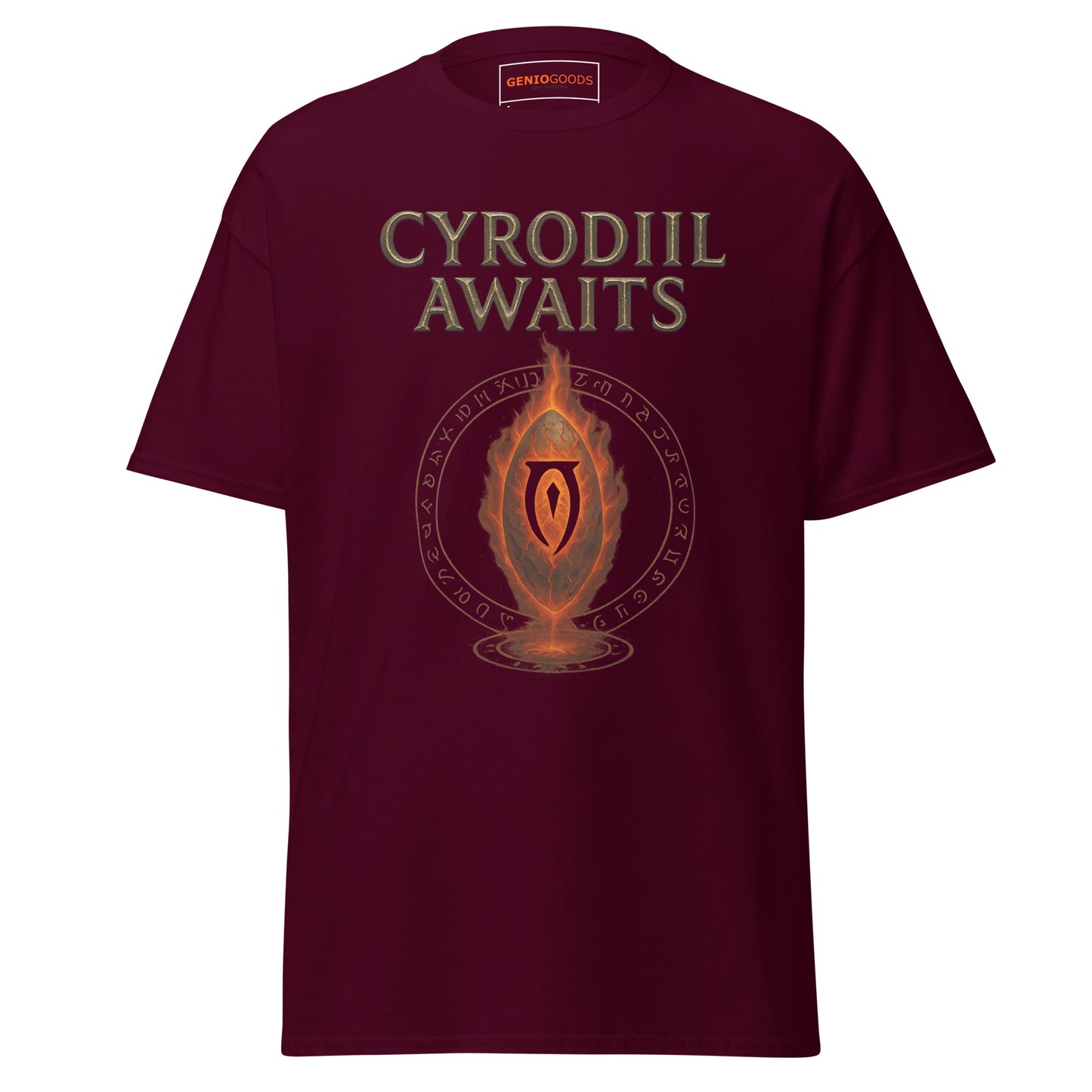 Oblivion Cyrodiil Awaits Shirt – Fiery Gate Design