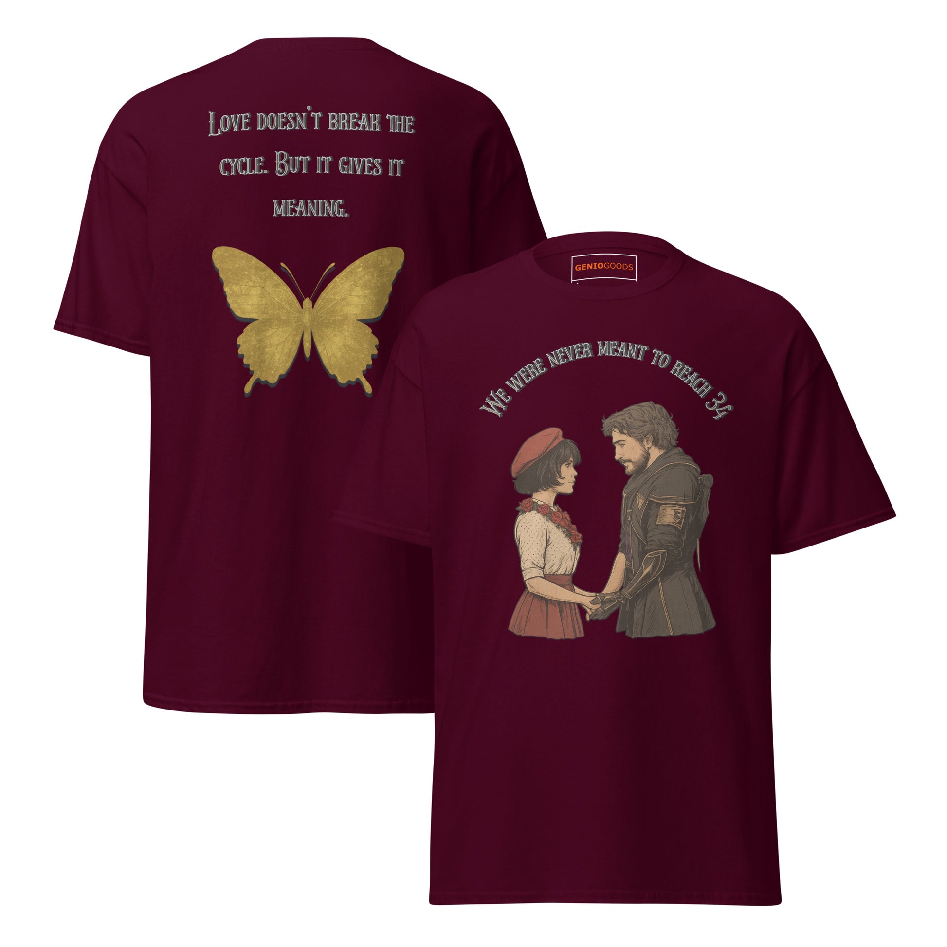 Clair Obscure Expedition 33 Shirt – Love Gives Meaning – fan-made gamer merch by GenioGoods