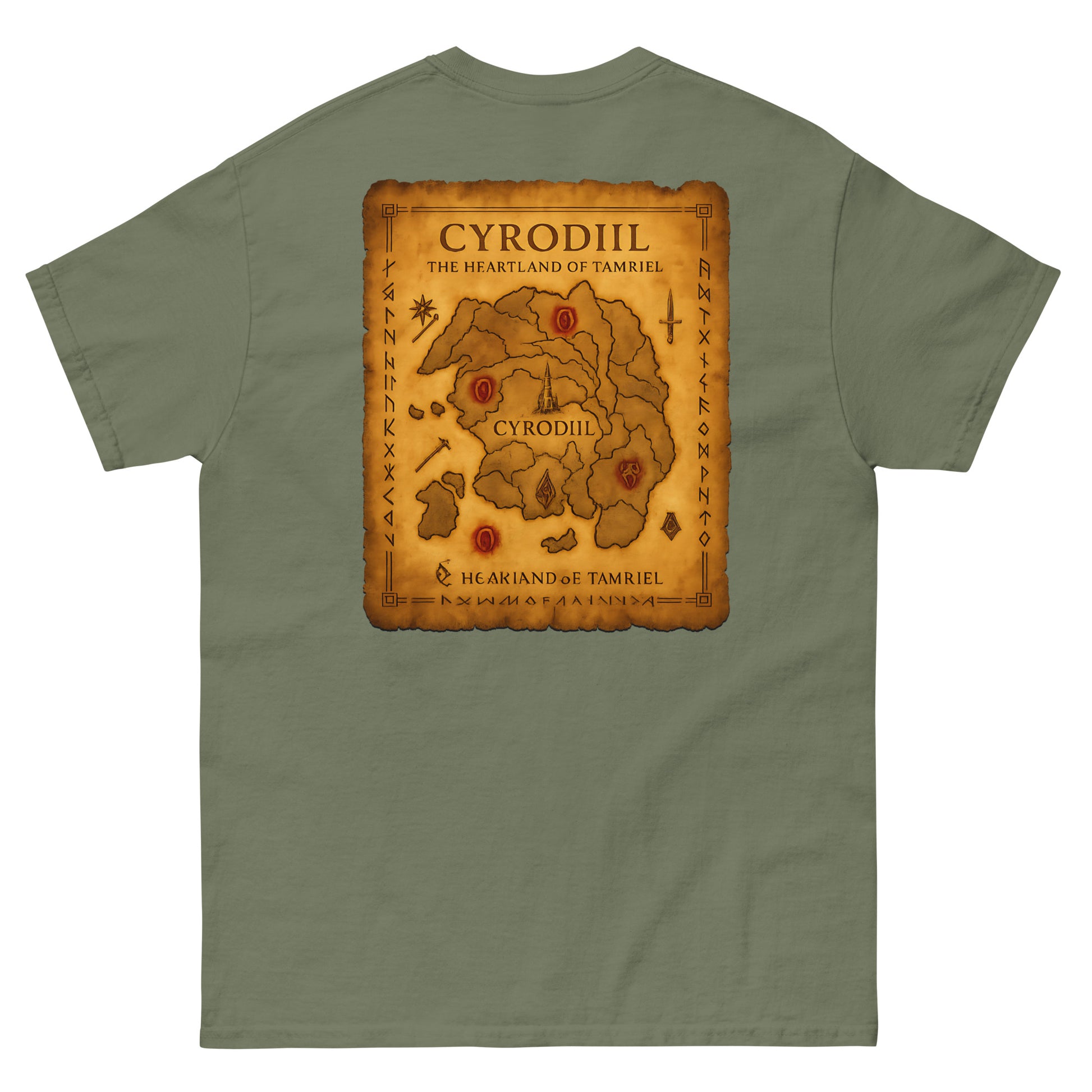 Oblivion Cyrodiil Map T-Shirt – Heartland of Tamriel