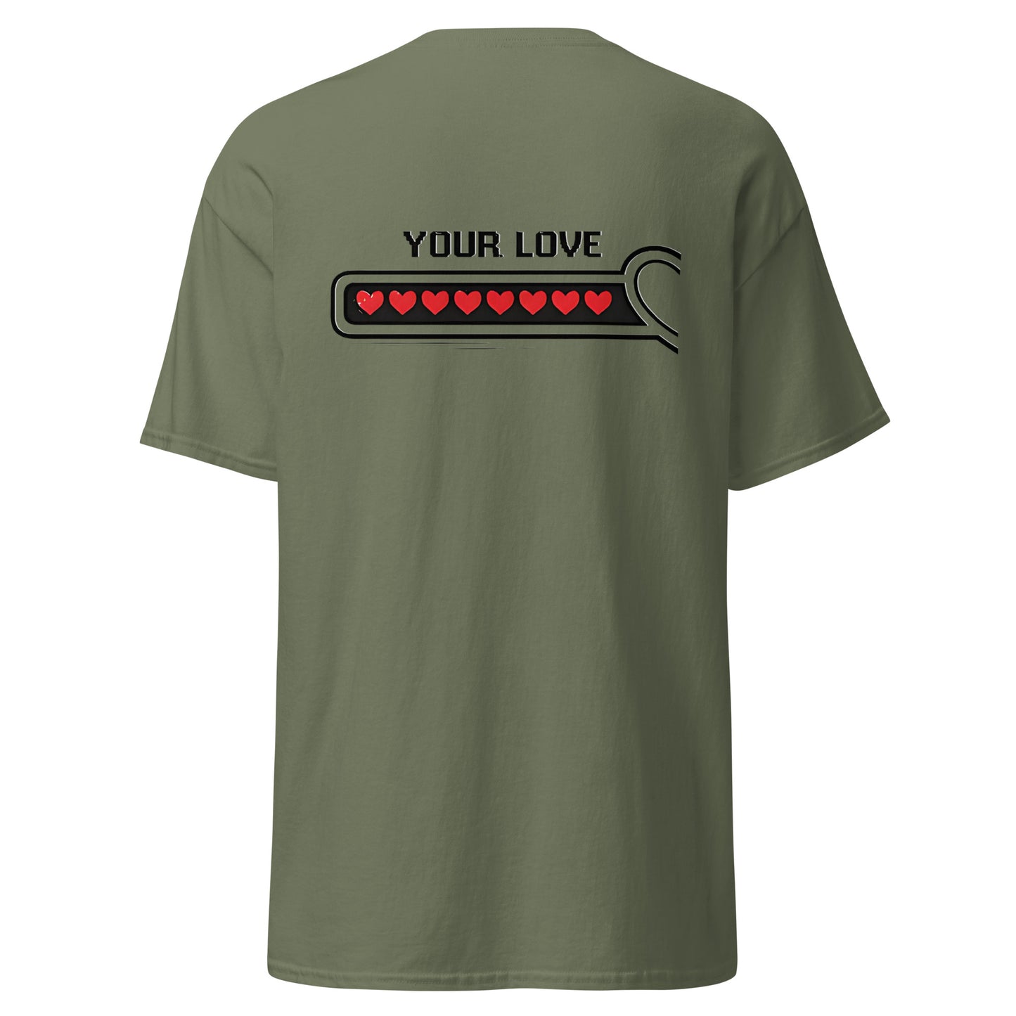 Love bar couple t-shirt – Your Love matching gaming apparel