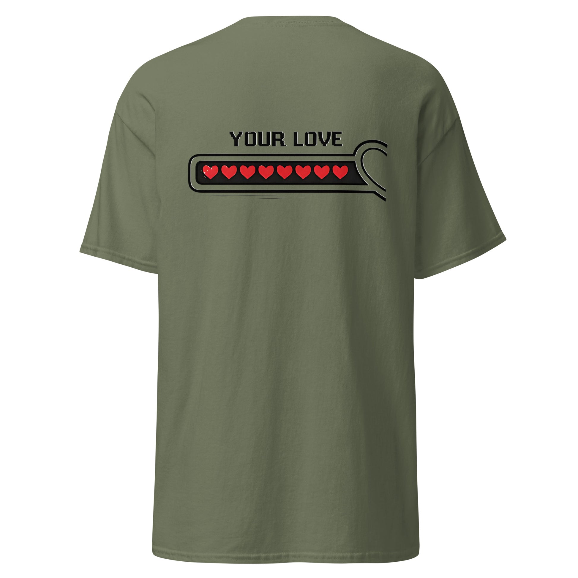 Love bar couple t-shirt – Your Love matching gaming apparel