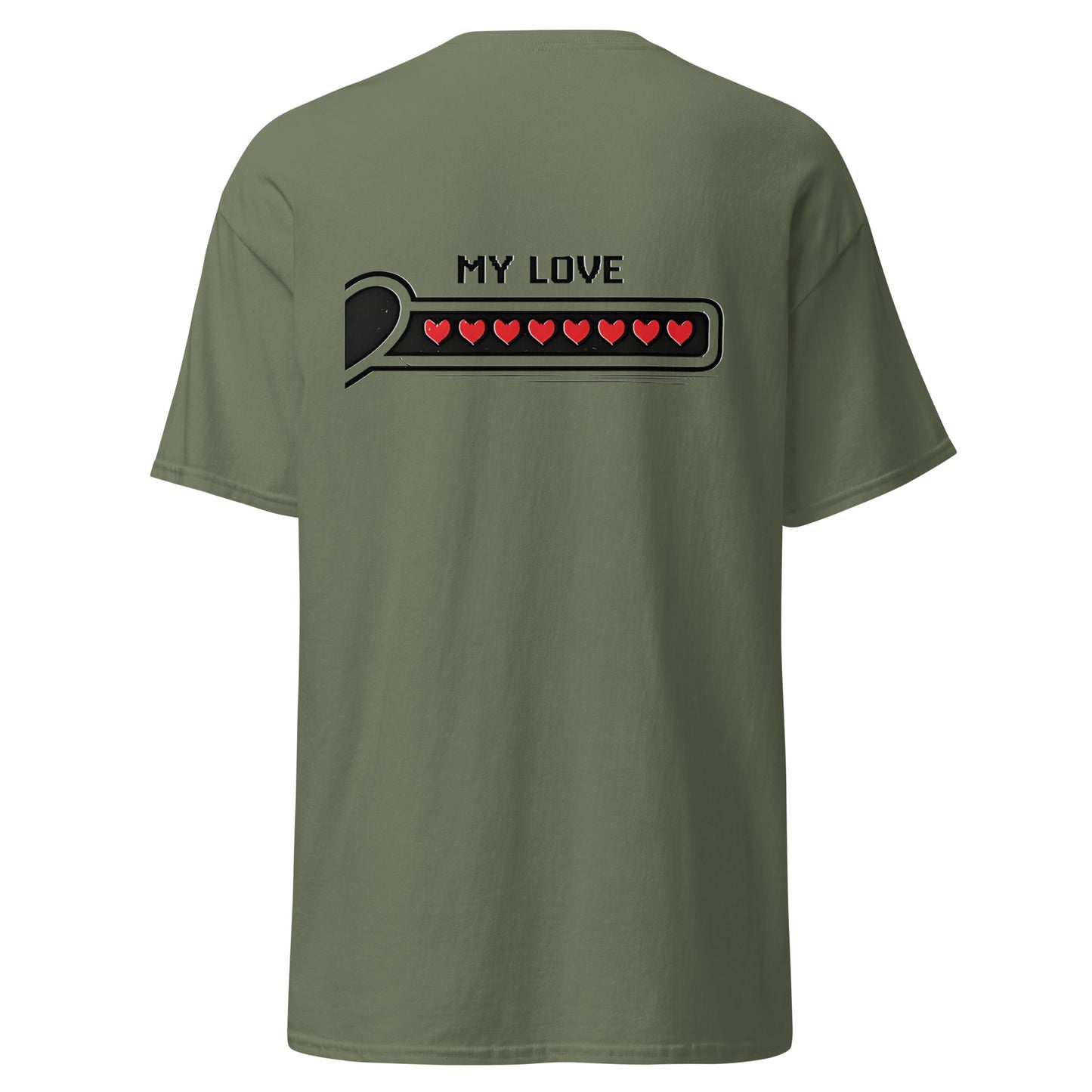 Love bar couple t-shirt – My love design matching gaming apparel