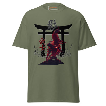 Ninja Samurai T-Shirt – Torii Alliance Tribute, Creed Shadows Fan Art – fan-made gamer merch by GenioGoods