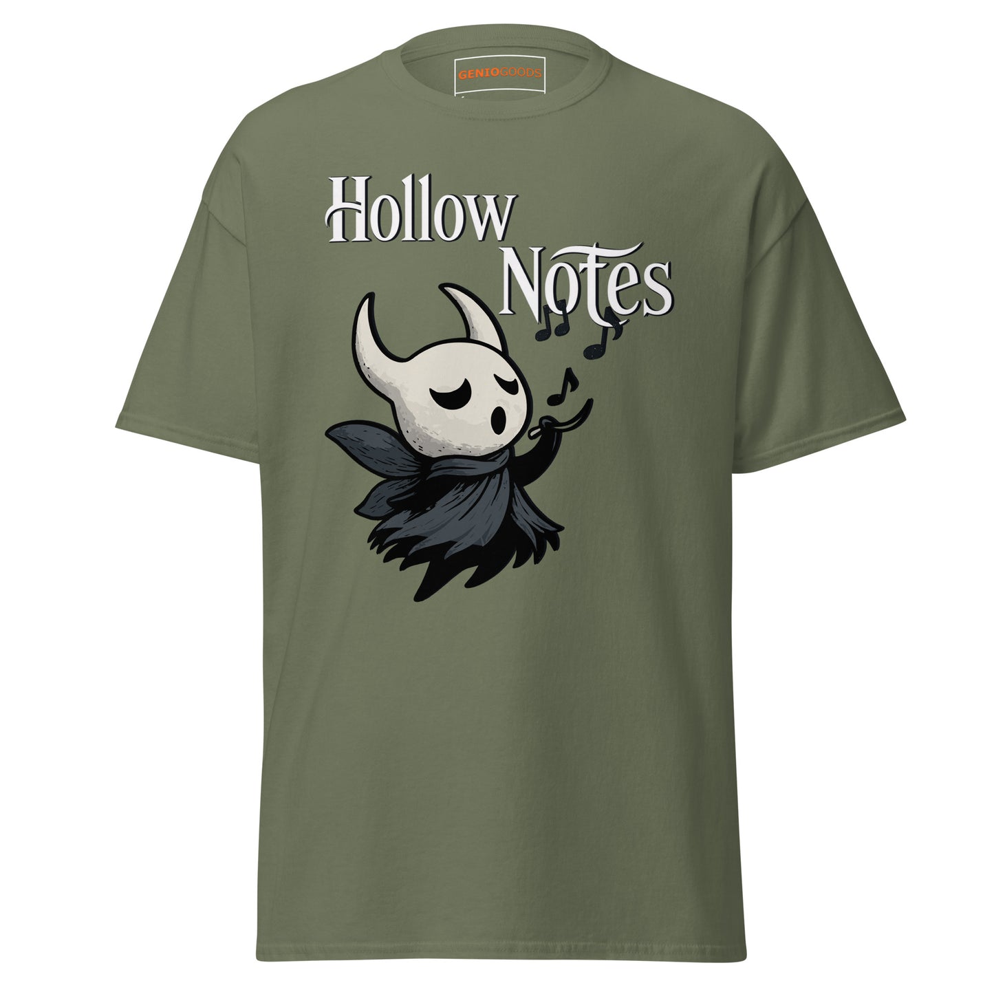 Hollow Notes T-Shirt – Cute Minimalist Fan Art Design – fan-made gamer merch by GenioGoods