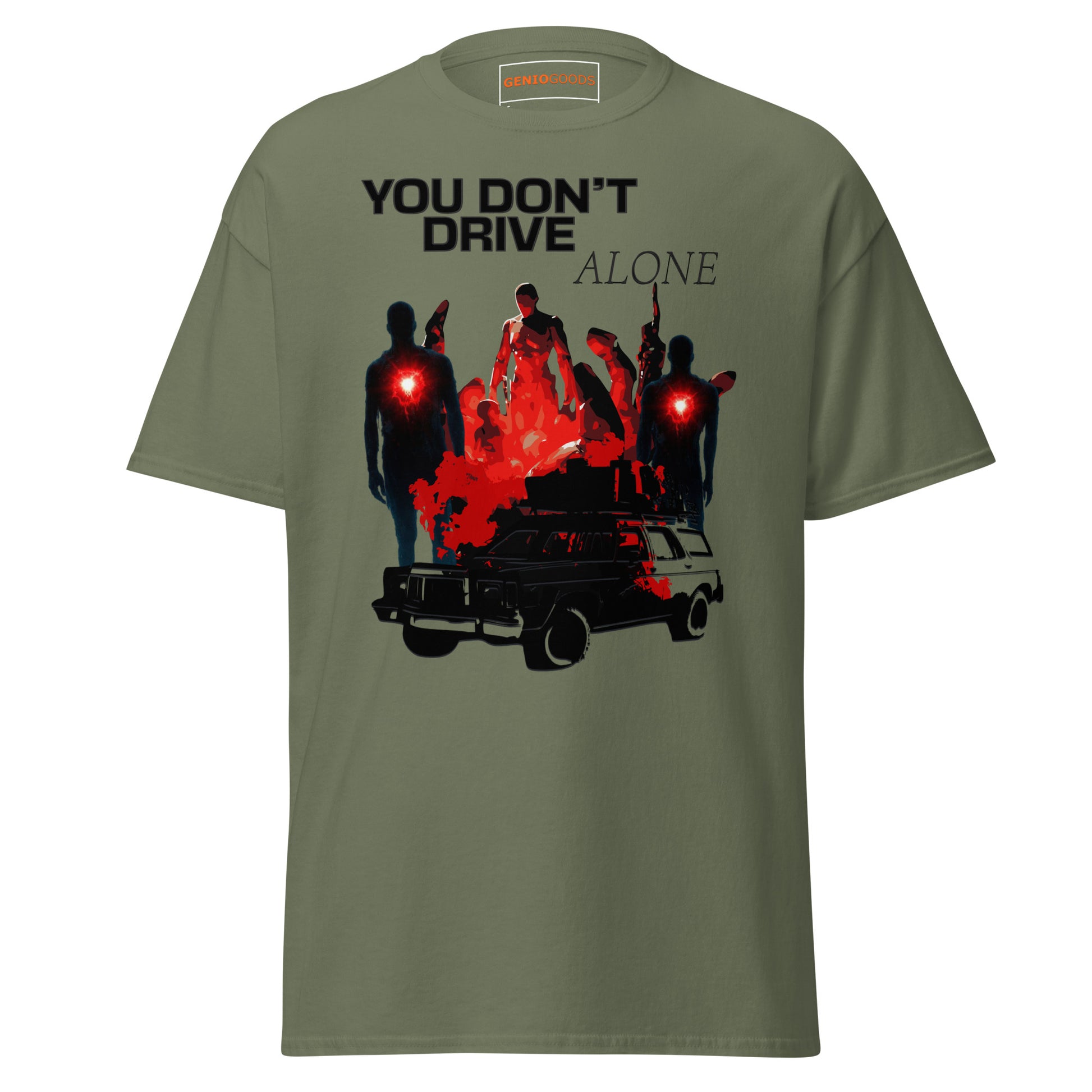 Atmospheric Road T-Shirt – Inspired by Pacific Drive – fan-made gamer merch by GenioGoods