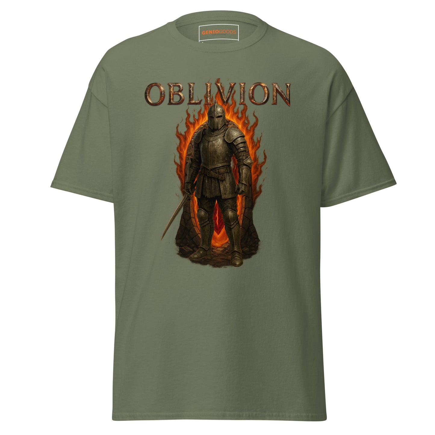 Oblivion Remastered Shirt – Classic Knight Design