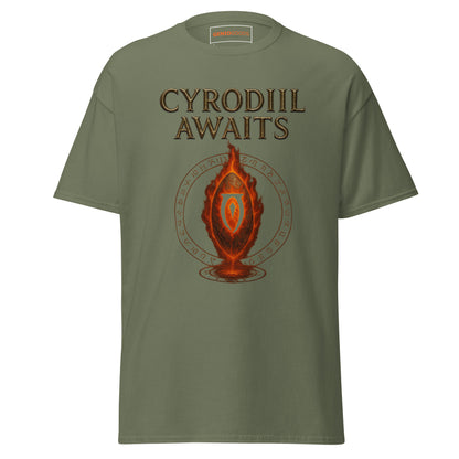 Oblivion Cyrodiil Awaits Shirt – Fiery Gate Design