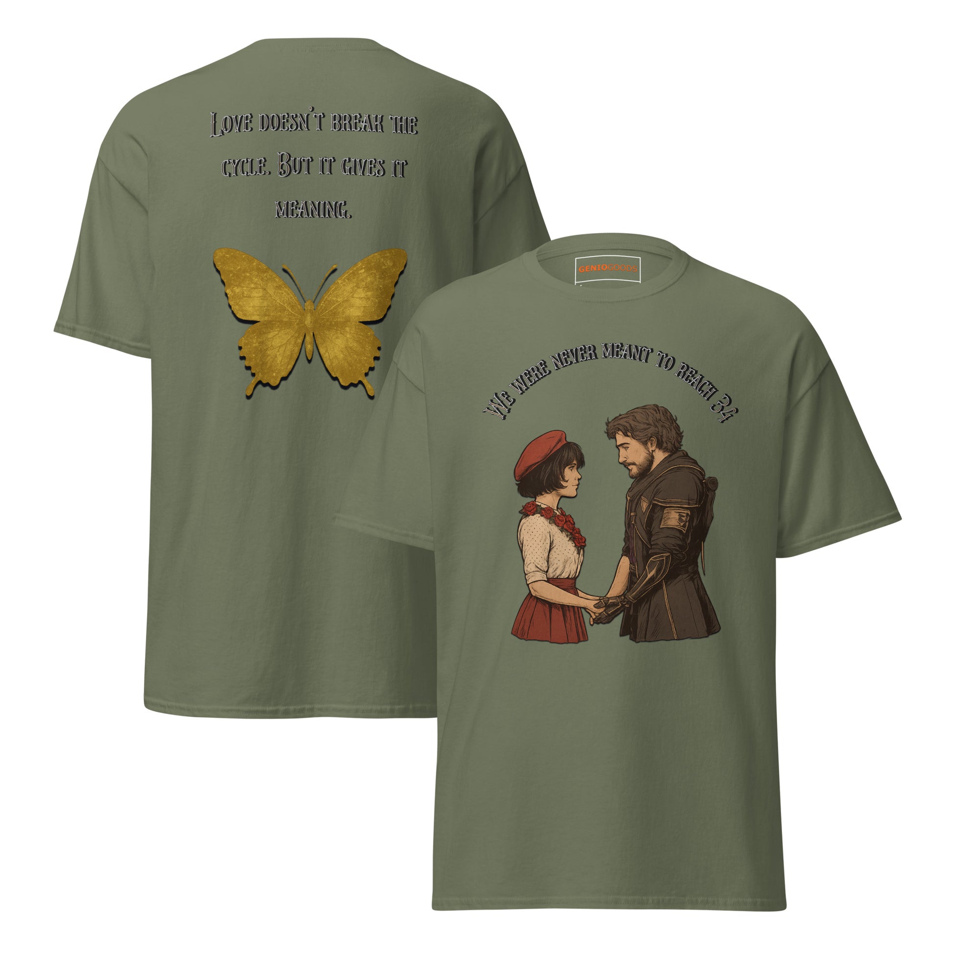 Clair Obscure Expedition 33 Shirt – Love Gives Meaning – fan-made gamer merch by GenioGoods