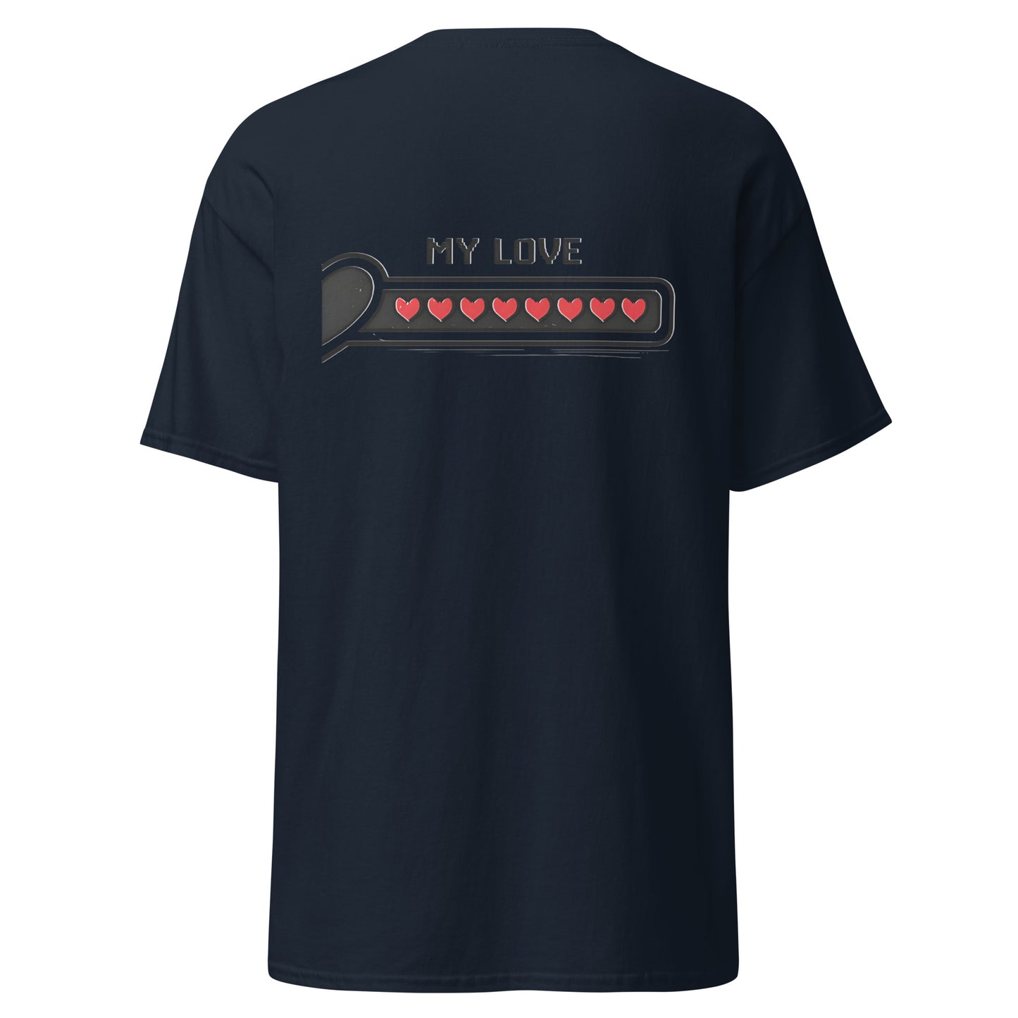 Love bar couple t-shirt – My love design matching gaming apparel