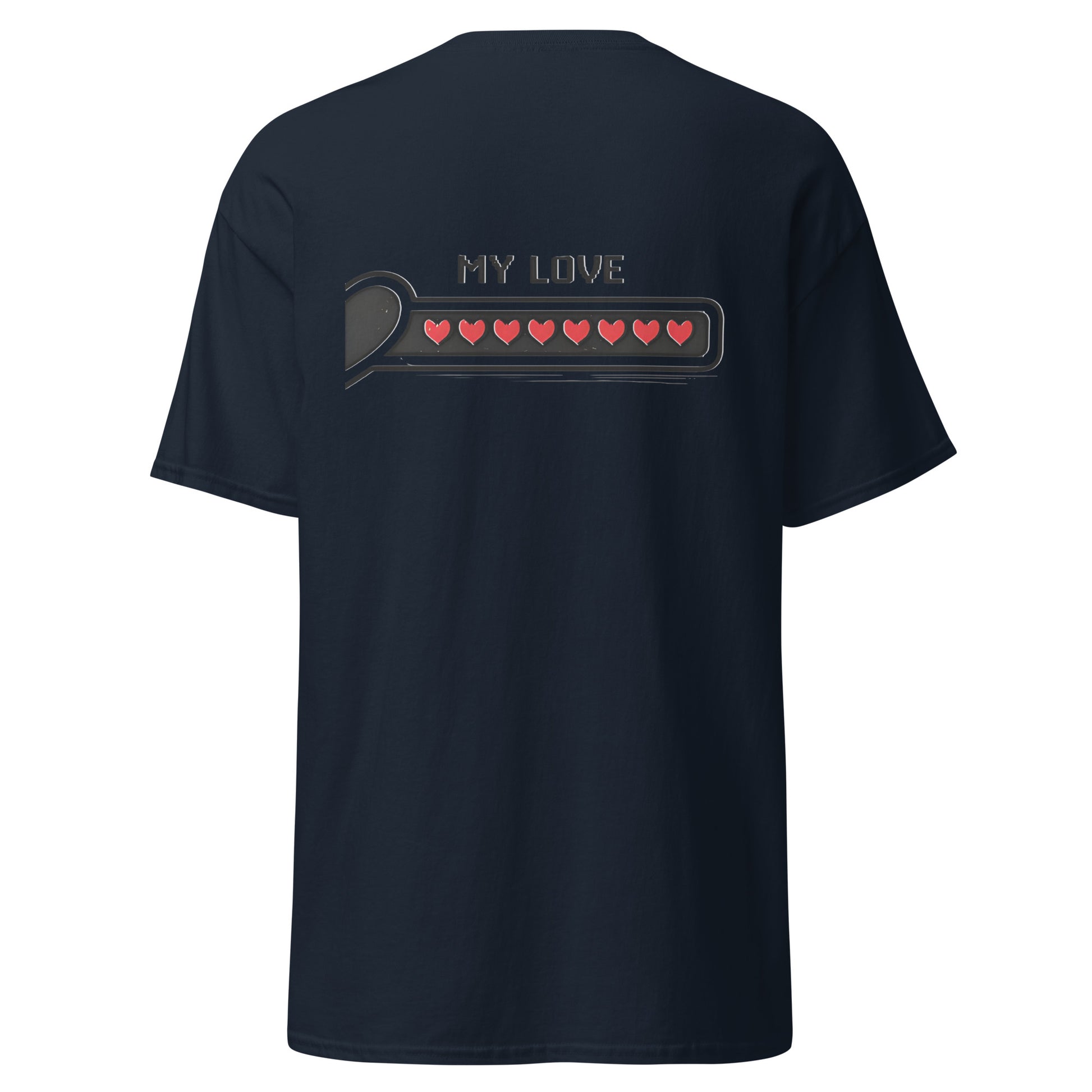 Love bar couple t-shirt – My love design matching gaming apparel