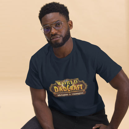 World of Dadcraft T-Shirt – Gamer Dad Parody for Toddlers