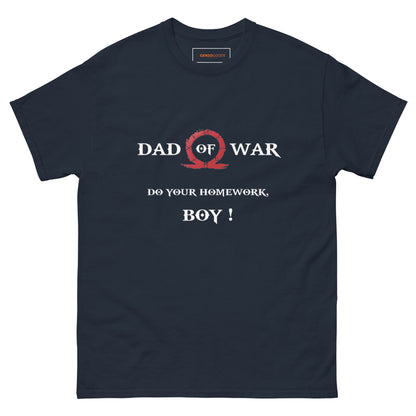 Dad of War T-Shirt – Gamer Father Parody for Kratos Fans