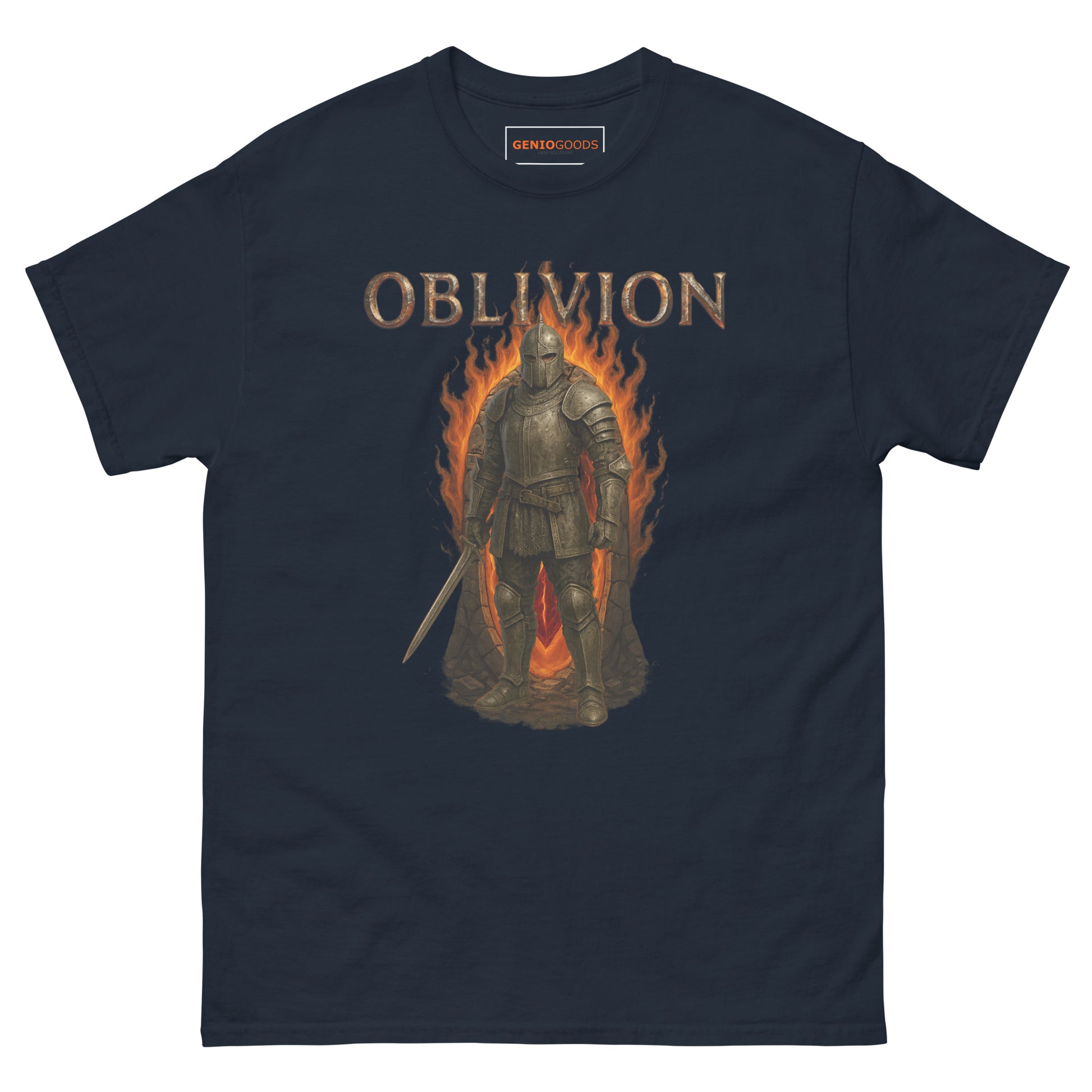 Oblivion Remastered T-Shirt – Classic Knight Fan Tribute