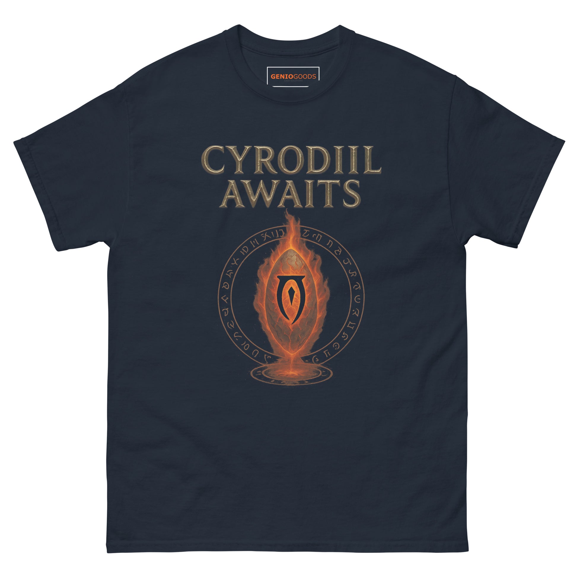 Oblivion Cyrodiil Awaits T-Shirt – Fiery Gate Tribute