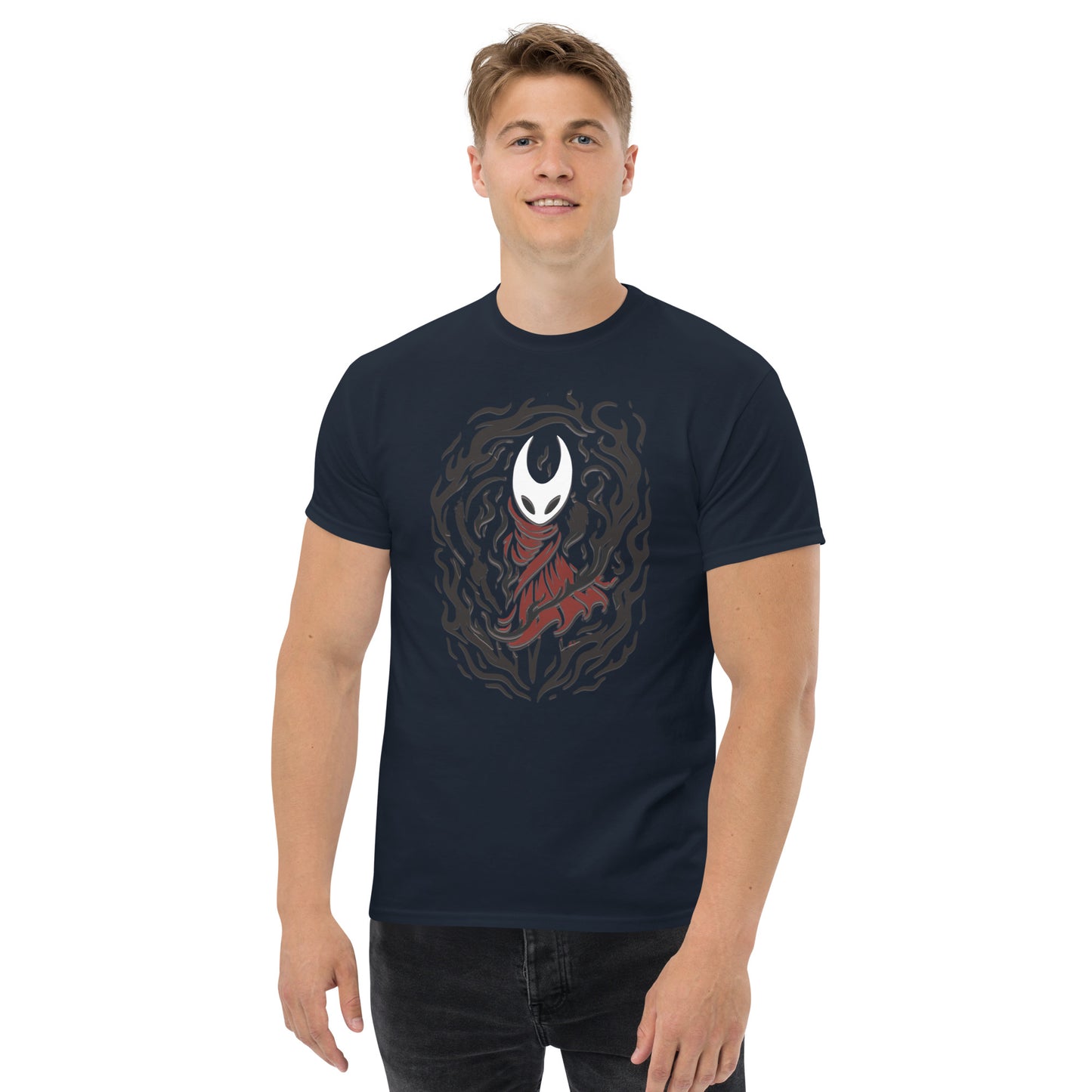 Hollow Knight Silksong Tee – Hornet Dark Flame Art