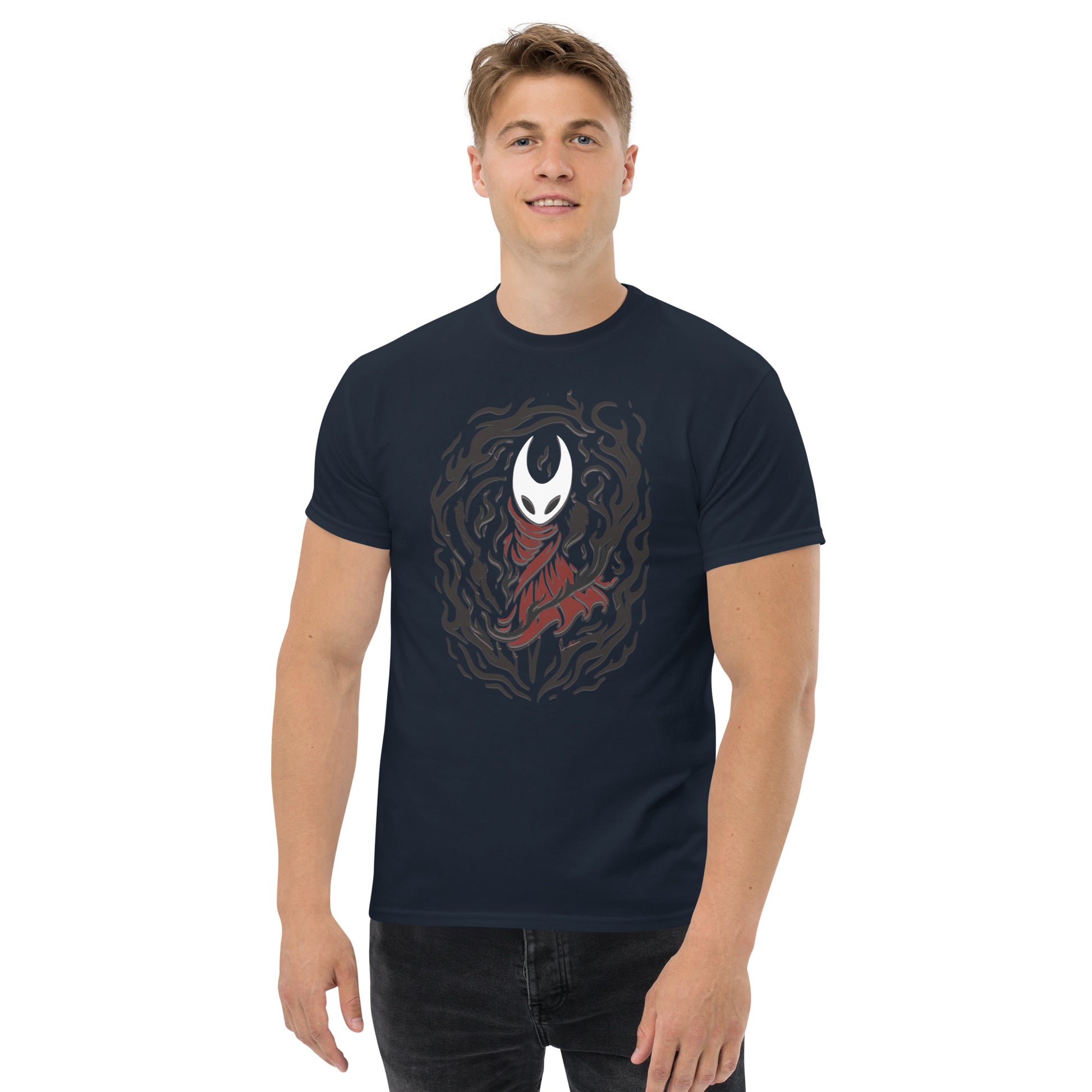 Hollow Knight Silksong Tee – Hornet Dark Flame Art