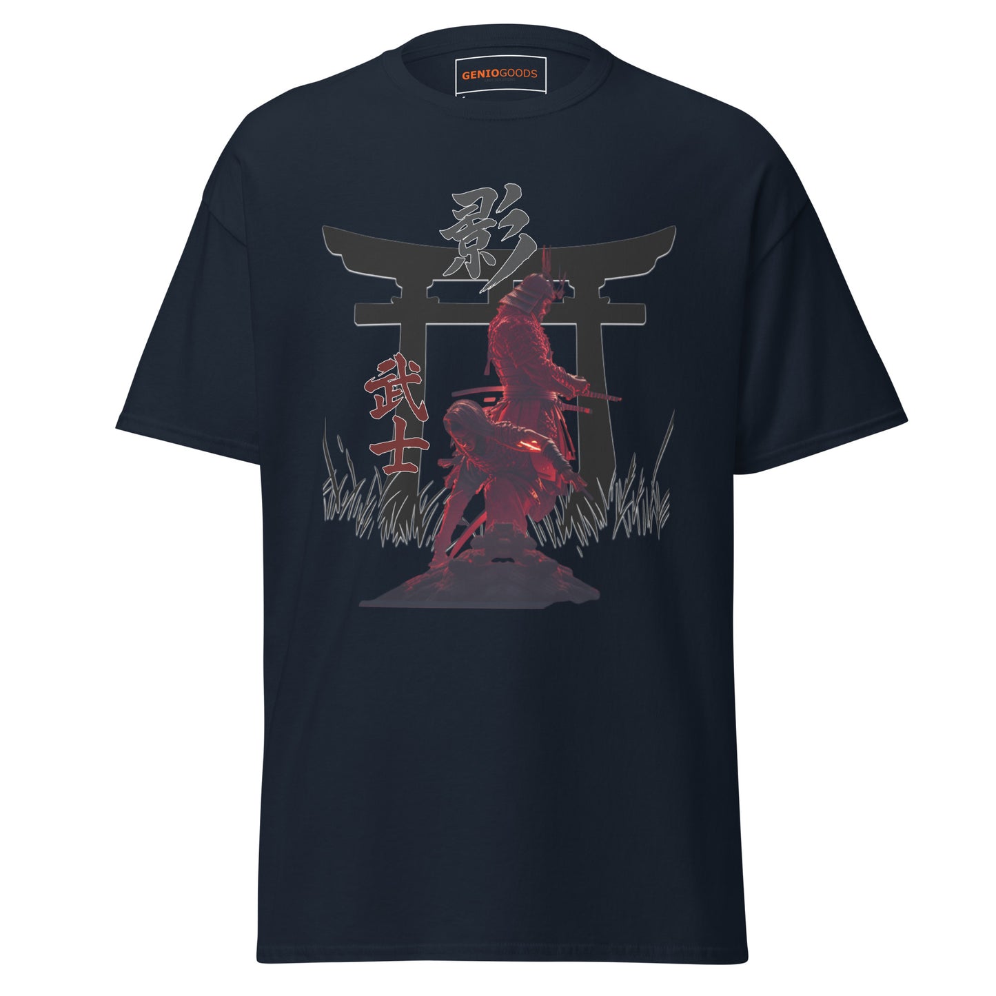 Ninja Samurai T-Shirt – Torii Alliance Tribute, Creed Shadows Fan Art – fan-made gamer merch by GenioGoods