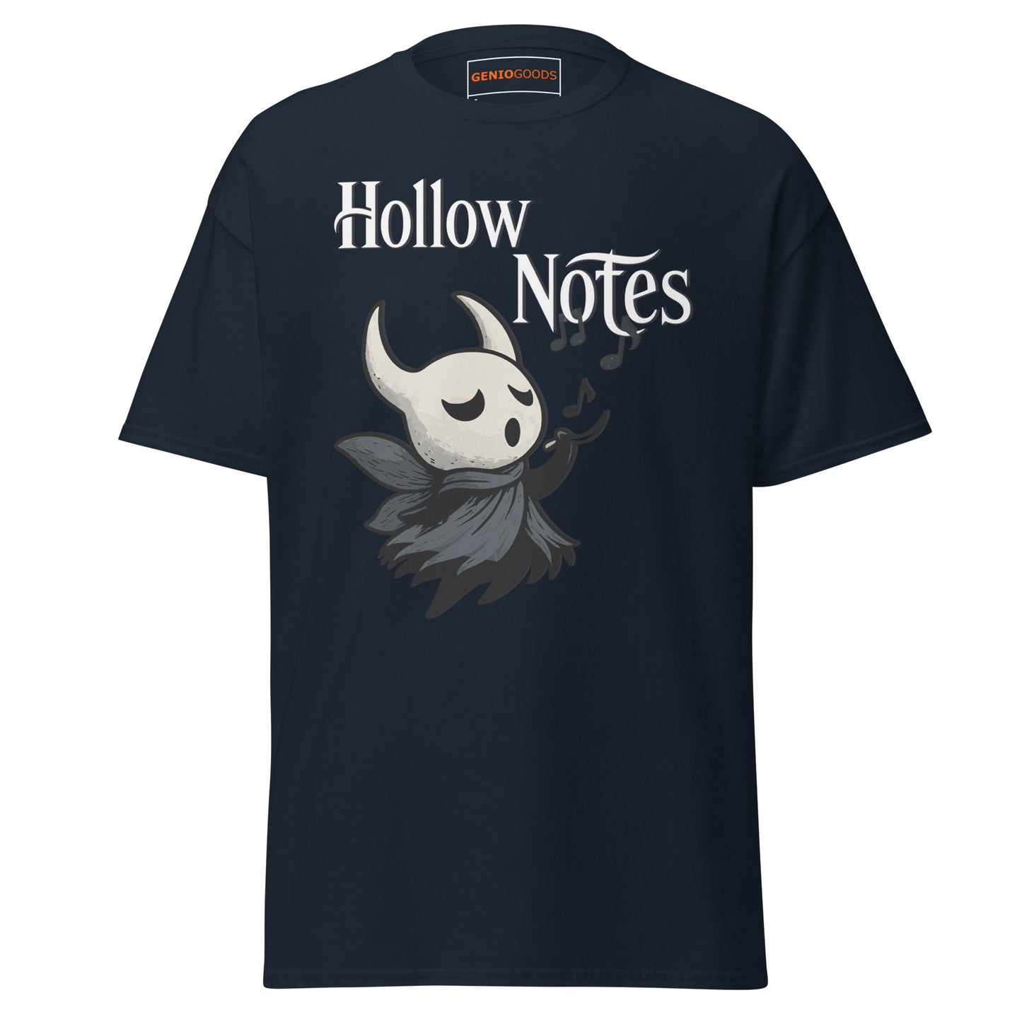 Hollow Notes T-Shirt – Cute Minimalist Fan Art Design – fan-made gamer merch by GenioGoods