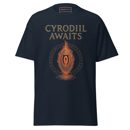 Oblivion Cyrodiil Awaits Shirt – Fiery Gate Design