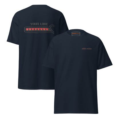 Love bar couple t-shirt – Your Love matching gaming apparel
