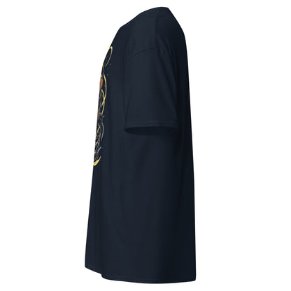 Side view of the Silksong Sherma T-Shirt inspired by Hollow Knight Silksong showing clean silhouette and sleeve structure