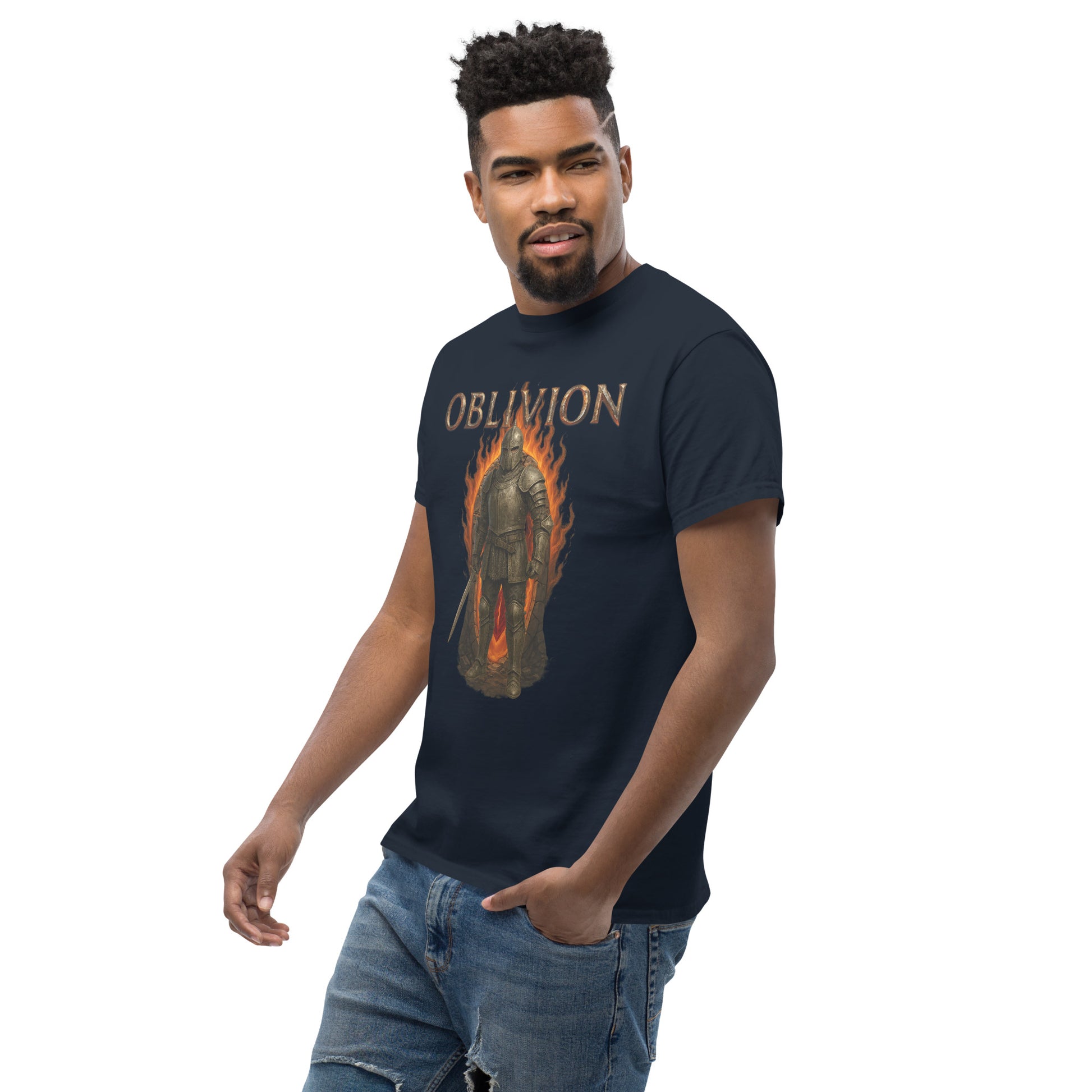 Oblivion Remastered T-Shirt – Classic Knight Fan Tribute