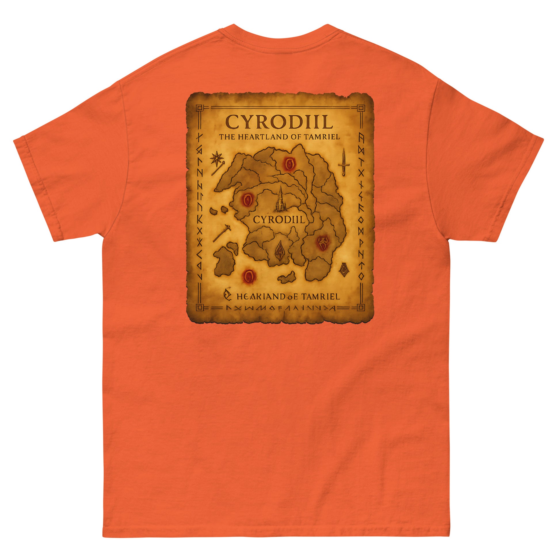 Oblivion Cyrodiil Map T-Shirt – Heartland of Tamriel