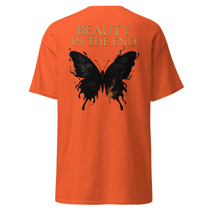 Dark Fantasy T-Shirt – Beauty in the End Inspired by Clair Obscur 33 – fan-made gamer merch by GenioGoods