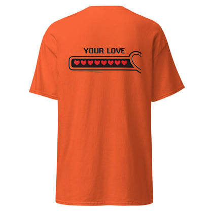 Love bar couple t-shirt – Your Love matching gaming apparel