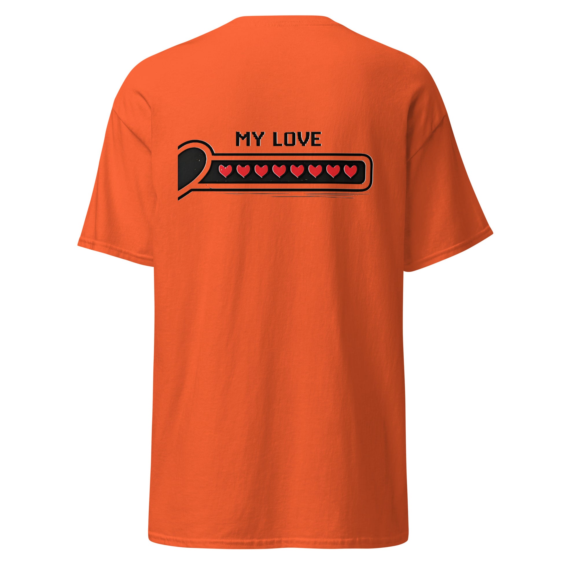 Love bar couple t-shirt – My love design matching gaming apparel