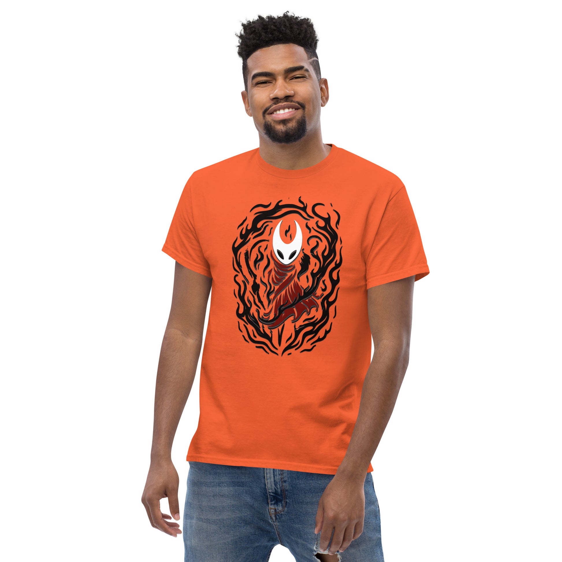 Hollow Knight Silksong Tee – Hornet Dark Flame Art