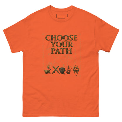 Oblivion Choose Your Path T-Shirt – Cyrodiil Map Design
