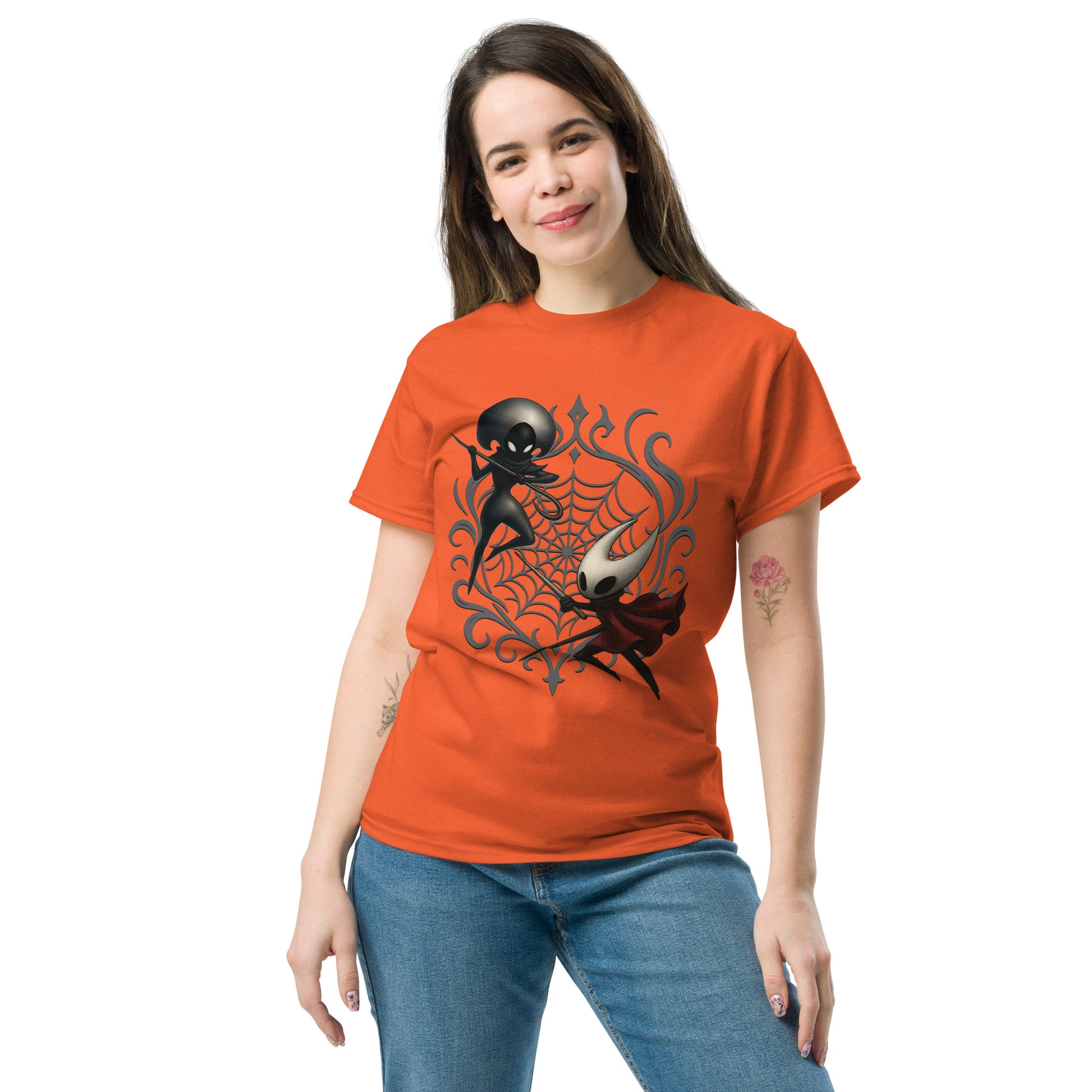 Hornet Hollow Knight Shirt – Silksong Battle Web Art