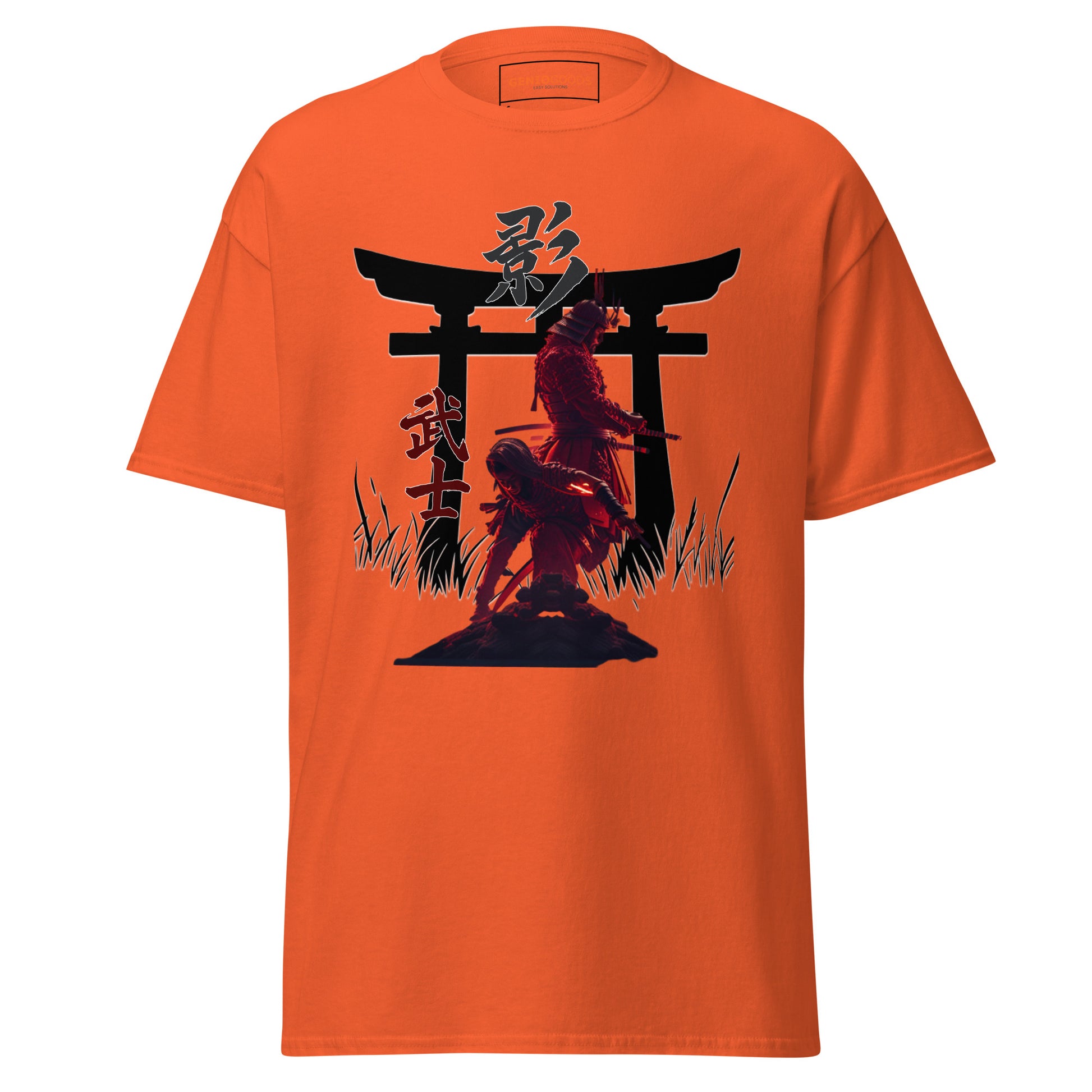 Ninja Samurai T-Shirt – Torii Alliance Tribute, Creed Shadows Fan Art – fan-made gamer merch by GenioGoods